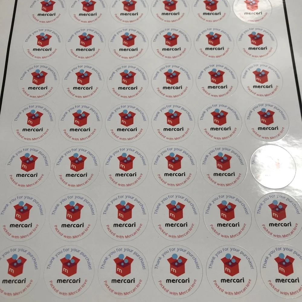5 random choice mystery pick thank you sticker sheets